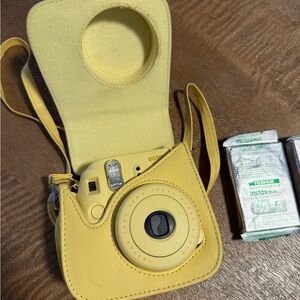 Fujifilm Instax Mini Yellow Camera with Case
